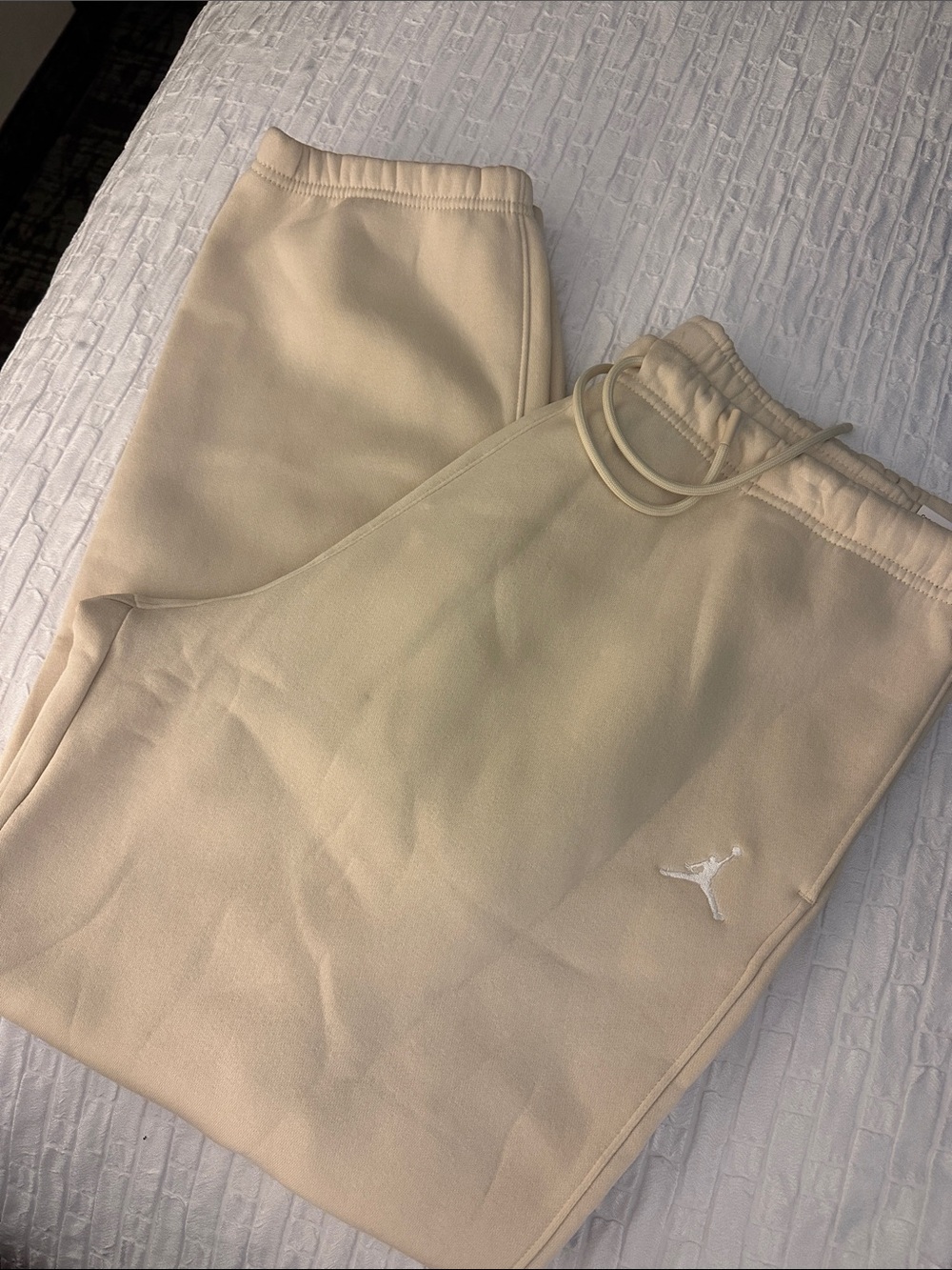 Jordan Cream/Tan Track Joggers